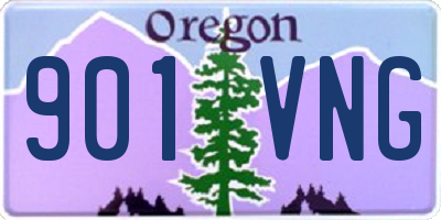 OR license plate 901VNG