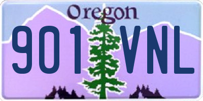 OR license plate 901VNL