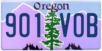 OR license plate 901VOB