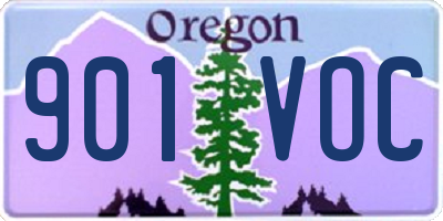 OR license plate 901VOC