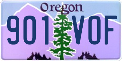 OR license plate 901VOF