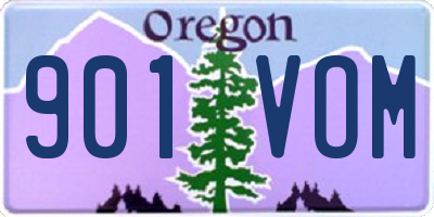 OR license plate 901VOM