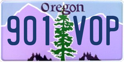 OR license plate 901VOP