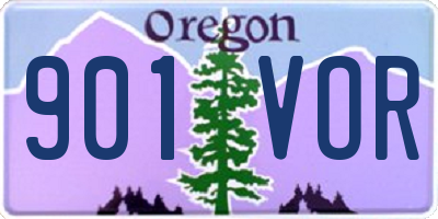 OR license plate 901VOR