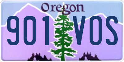 OR license plate 901VOS