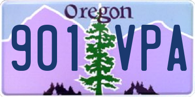 OR license plate 901VPA