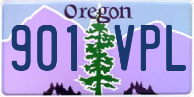 OR license plate 901VPL