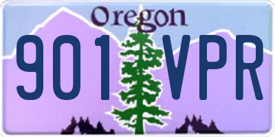 OR license plate 901VPR