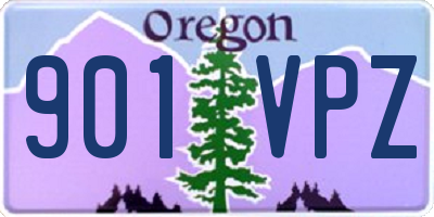 OR license plate 901VPZ