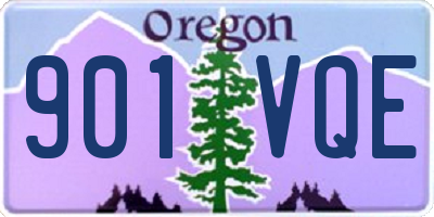 OR license plate 901VQE