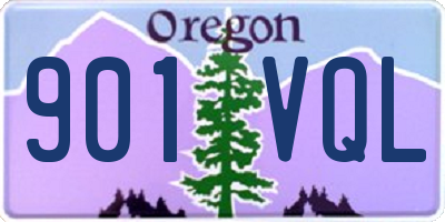 OR license plate 901VQL