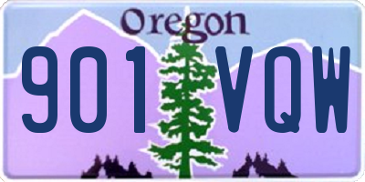 OR license plate 901VQW