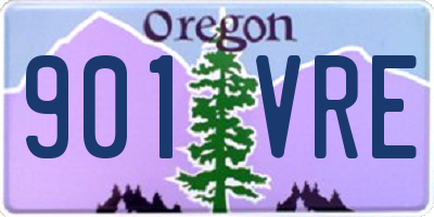 OR license plate 901VRE