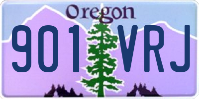 OR license plate 901VRJ