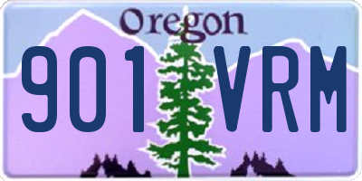 OR license plate 901VRM