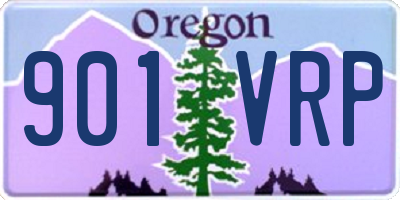 OR license plate 901VRP