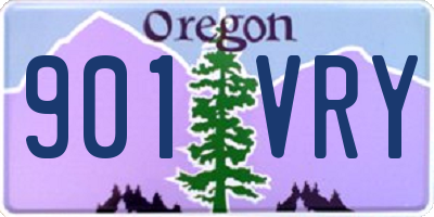 OR license plate 901VRY