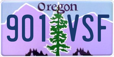 OR license plate 901VSF