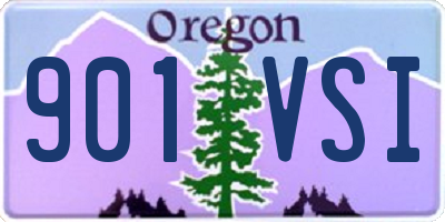 OR license plate 901VSI