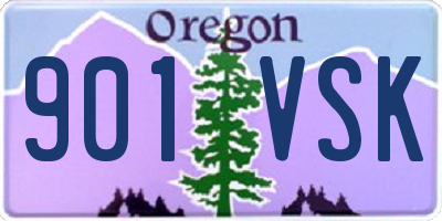 OR license plate 901VSK