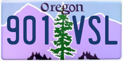 OR license plate 901VSL
