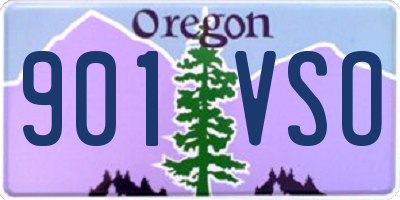 OR license plate 901VSO