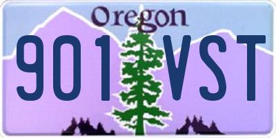 OR license plate 901VST