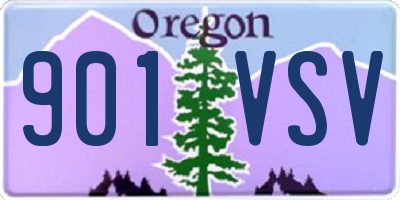 OR license plate 901VSV