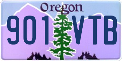 OR license plate 901VTB