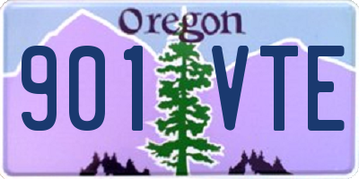 OR license plate 901VTE