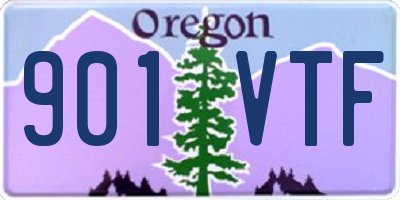 OR license plate 901VTF