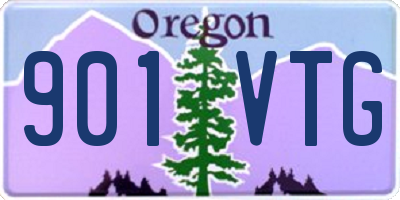 OR license plate 901VTG