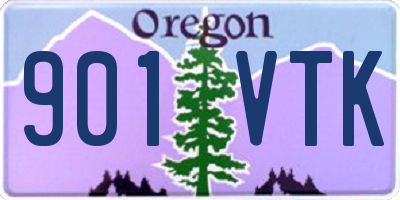 OR license plate 901VTK