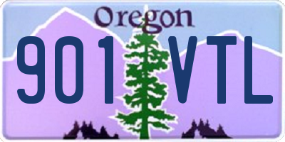 OR license plate 901VTL