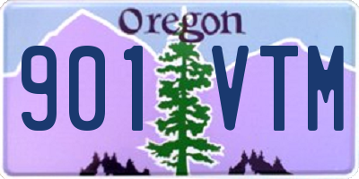 OR license plate 901VTM