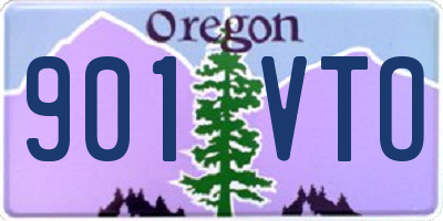 OR license plate 901VTO