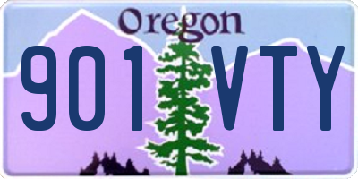 OR license plate 901VTY