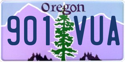 OR license plate 901VUA