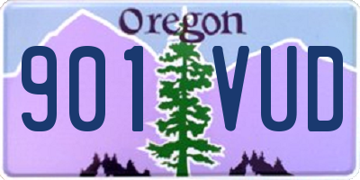 OR license plate 901VUD
