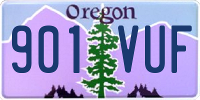 OR license plate 901VUF