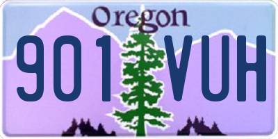 OR license plate 901VUH