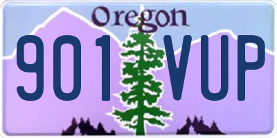 OR license plate 901VUP