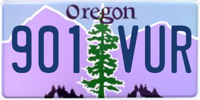 OR license plate 901VUR