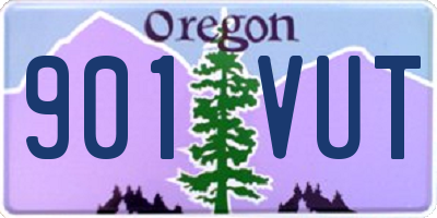 OR license plate 901VUT