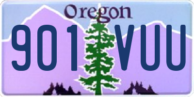 OR license plate 901VUU