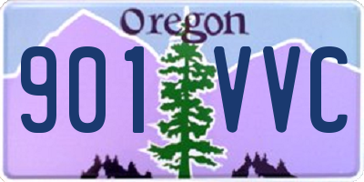 OR license plate 901VVC