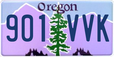 OR license plate 901VVK