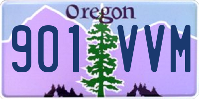 OR license plate 901VVM