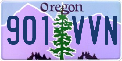 OR license plate 901VVN