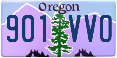 OR license plate 901VVO
